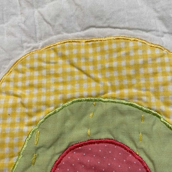 Vintage duvet Patchwork Quilt size 66” X 86” cotton 100% - Picture 3 of 10